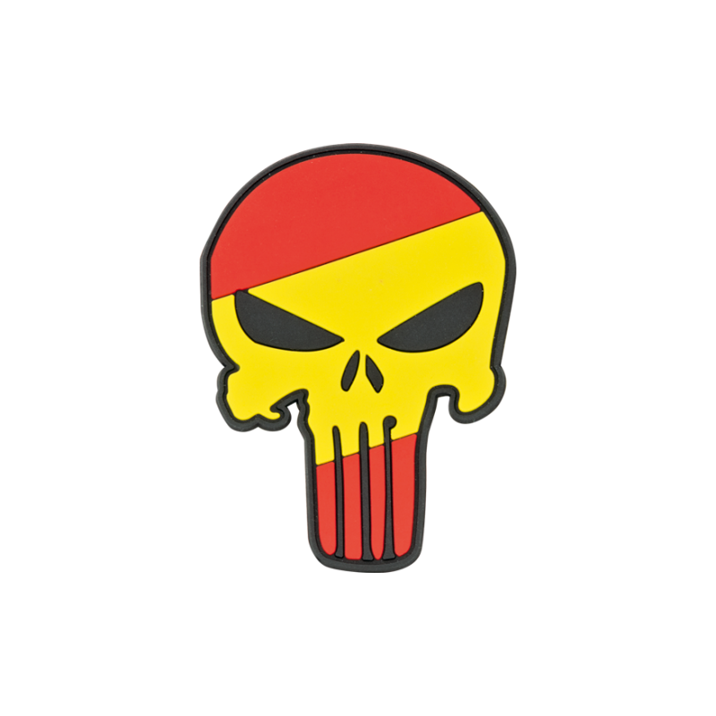 Skull Spain Patch 6,6x9 cm avec velc