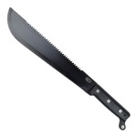 Machete nero con sega