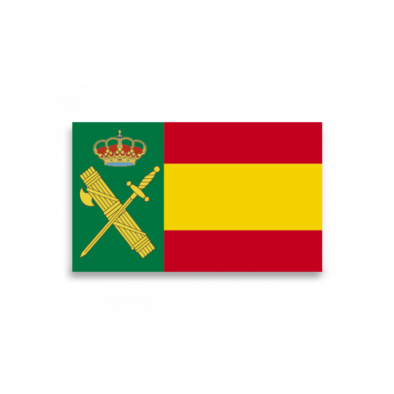 Autocollant Cire Goutte Espagne Guardia Civil