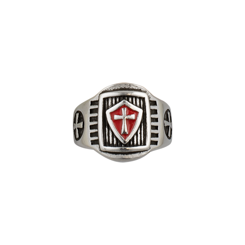 Templar shield ring Size &oslash20