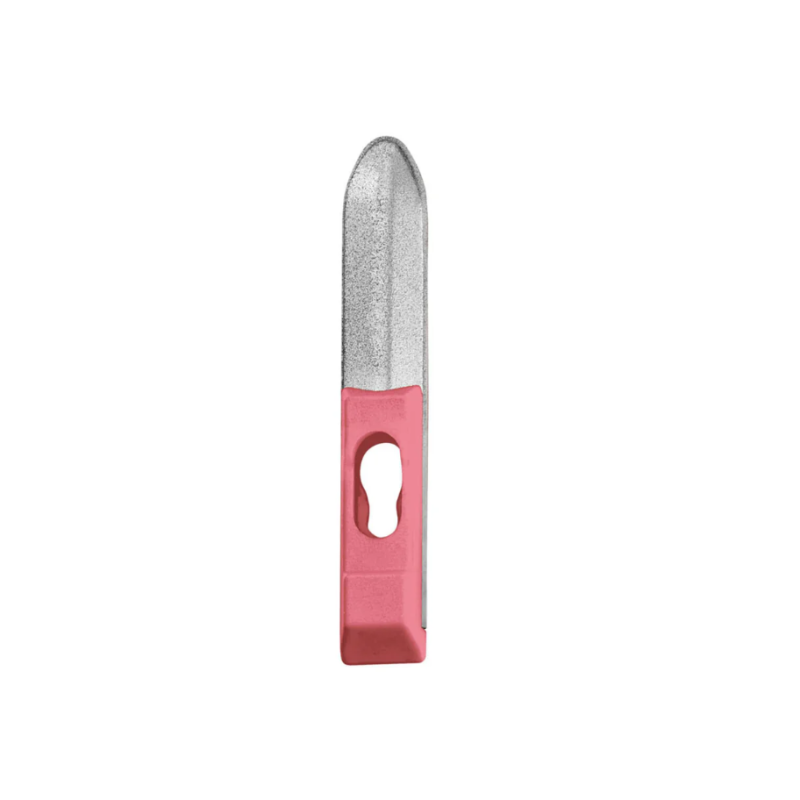 Afiador cor-de-rosa com revestimento diamantado