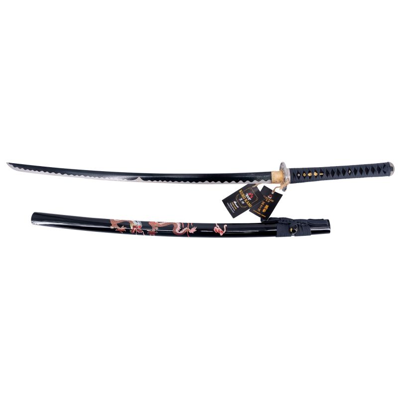 KURO KAMI "Fuji No Homura" Coleção funcional de katanas de 5 katanas irmãs, modelo KUROKAGE