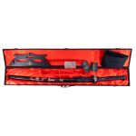 Katana Funcional KURO KAMI serie "Fuji No Homura" colección de 5 katanas hermanas, modelo KUROKAGE