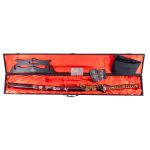 Katana Funcional KURO KAMI"Fuji No Homura" colección de 5 katanas hermanas, modelo KUROCHA