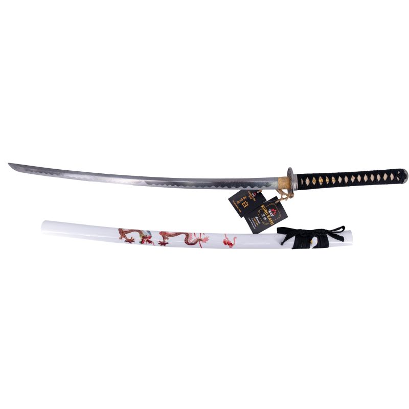 Functional Katana KURO KAMI series “Fuji No Homura” collection of 5 sister katanas, model SHIRO