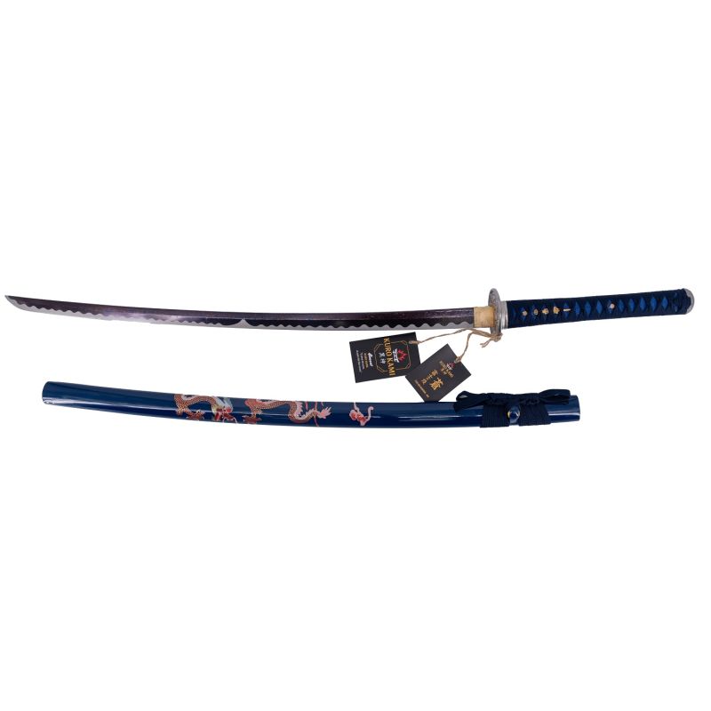 KURO KAMI Coleção de Katanas Funcionais "Fuji No Homura" de 5 katanas irmãs, modelo AO