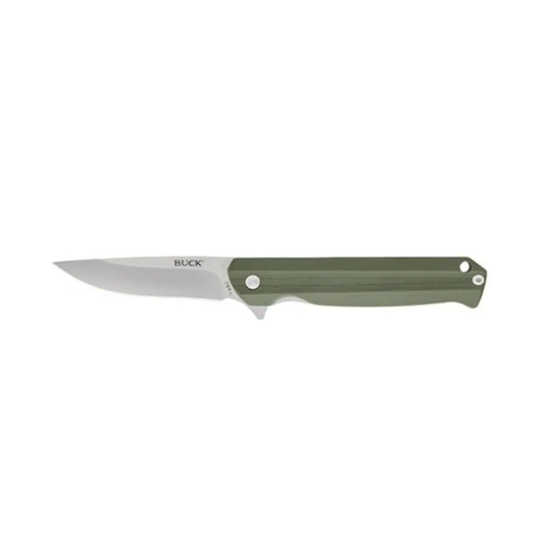 Buck 251 Coltello a manico verde Langford