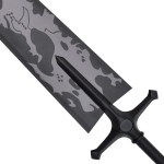 Spada ornamentale Black Clover con supporto