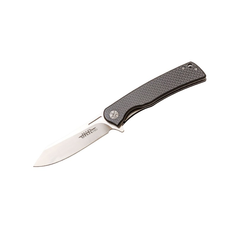 JKR PRO 10.008 Rettungsmesser, Carbonfaser- und Edelstahlstiel.