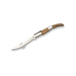 Lame à manche en bois de zèbre au couteau arabe 8,3 cm