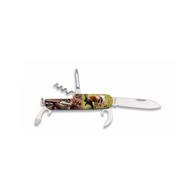 3D 6 functions hunting pocket knife
