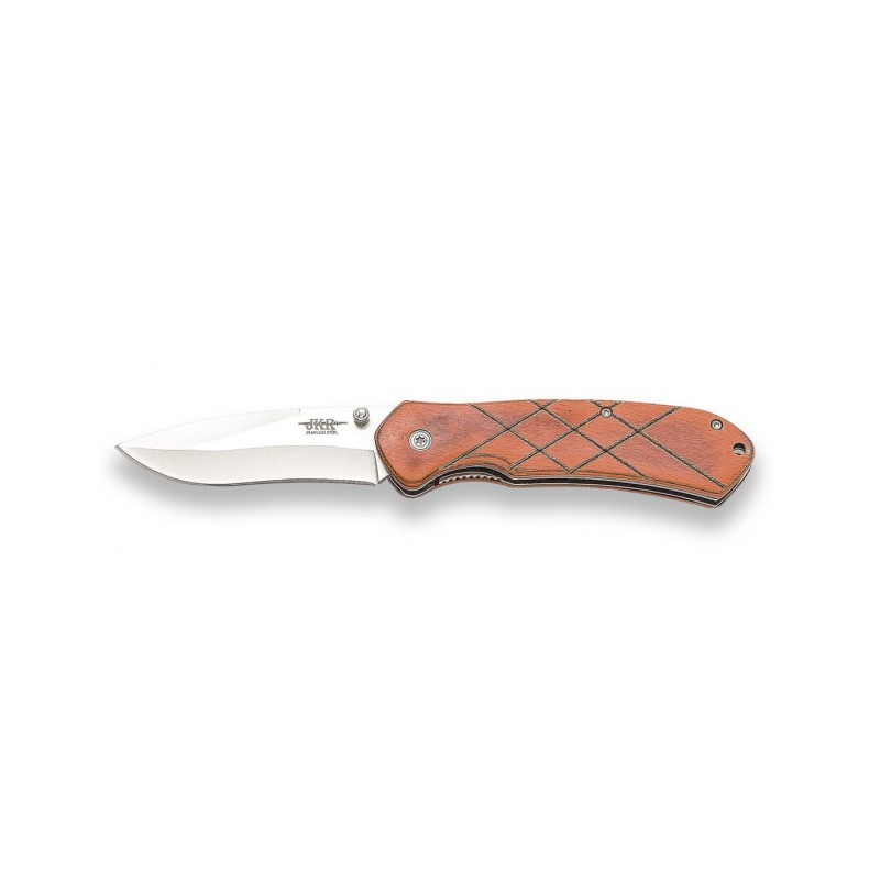 Couteau à manche en bois rouge JKR 8 cm