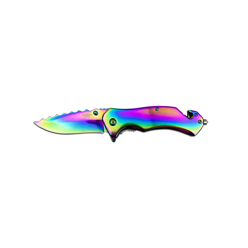 Couteau tactique arc-en-ciel 8,5 CM