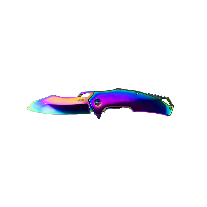 Coltello a lama arcobaleno 8,5 cm