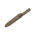 Coltello militare verde Guaina in ABS H/ con sega 16,8 cm