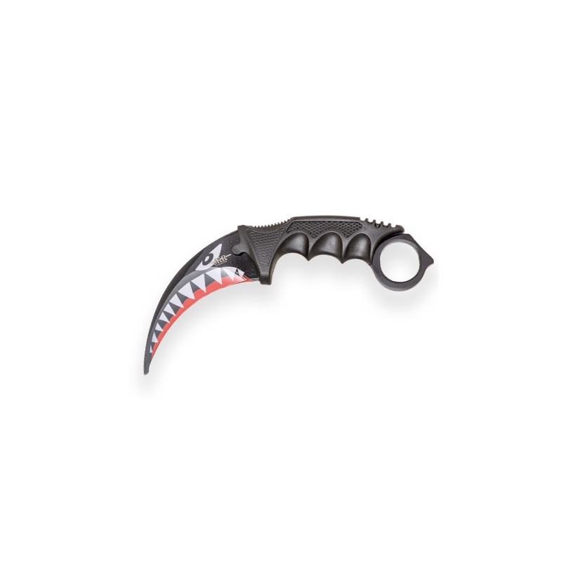 Stumpfes Trainings-Karambit-Messer.
