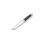 Samurai JKR775 Coltello con impugnatura a lama in gomma entrambe guaine in nylon da 19 cm