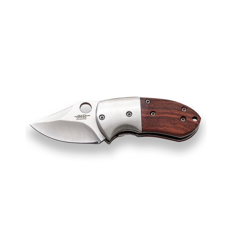 Raton JKR711 Folding Knife with Wooden Handle