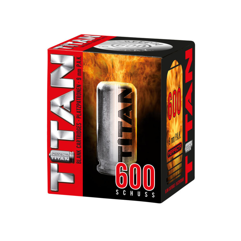 600 9mm PAK TITAN UMAREX detonation cartridges