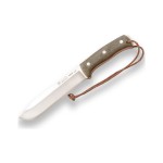 Cuchillo De Supervivencia Joker Nomad 6.5" Mango Micarta Canvas Con Pedernal