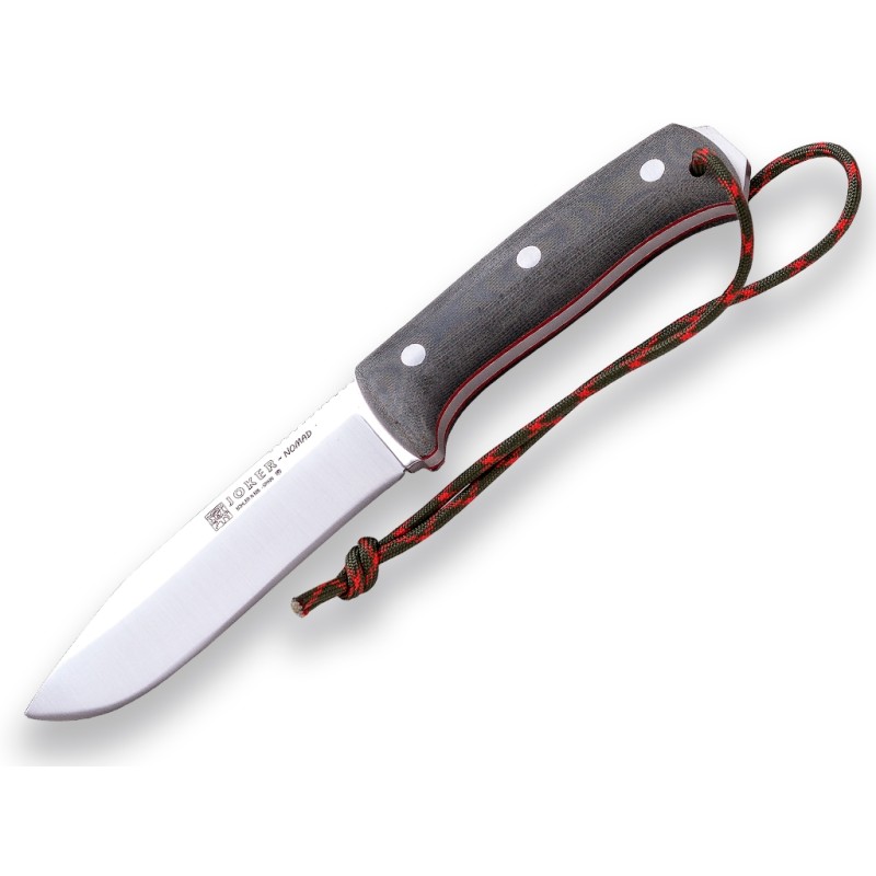 Joker Nomad Bushcraft and Survival Knife with Canvas Micarta Handle