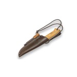 Joker Ranger knife with ferrocerium steel, olive wood handle, 11 cm flat blade