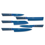 Colección Cuchillos Cocina Damasco Azul Tokisu