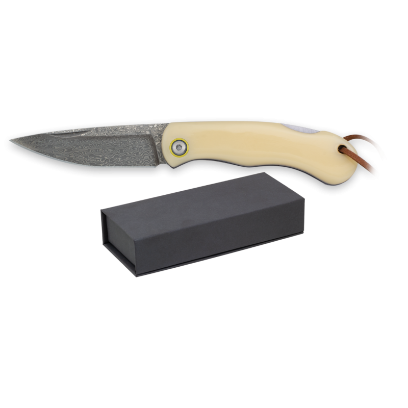 Coltello Albainox Damasco. Impugnature in acrilico