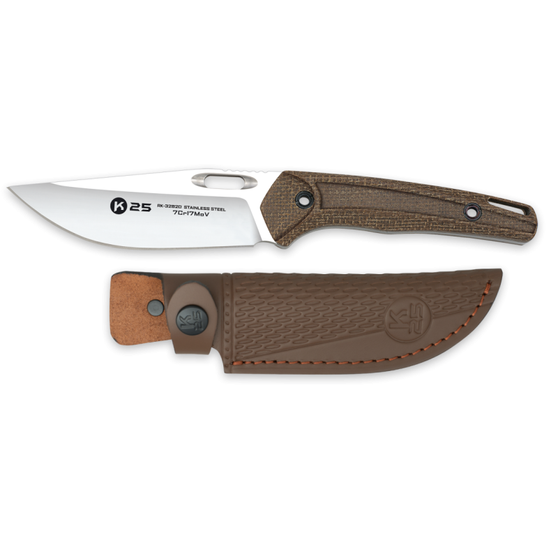 Cuchillo Auxiliar K25 Caramelo
