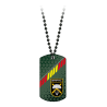chapa militar BRIPAC. con cadena. 3D