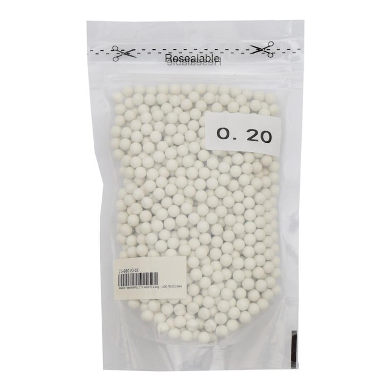 Sacchetto di 1000 palline da airsoft da 0,20 grammi