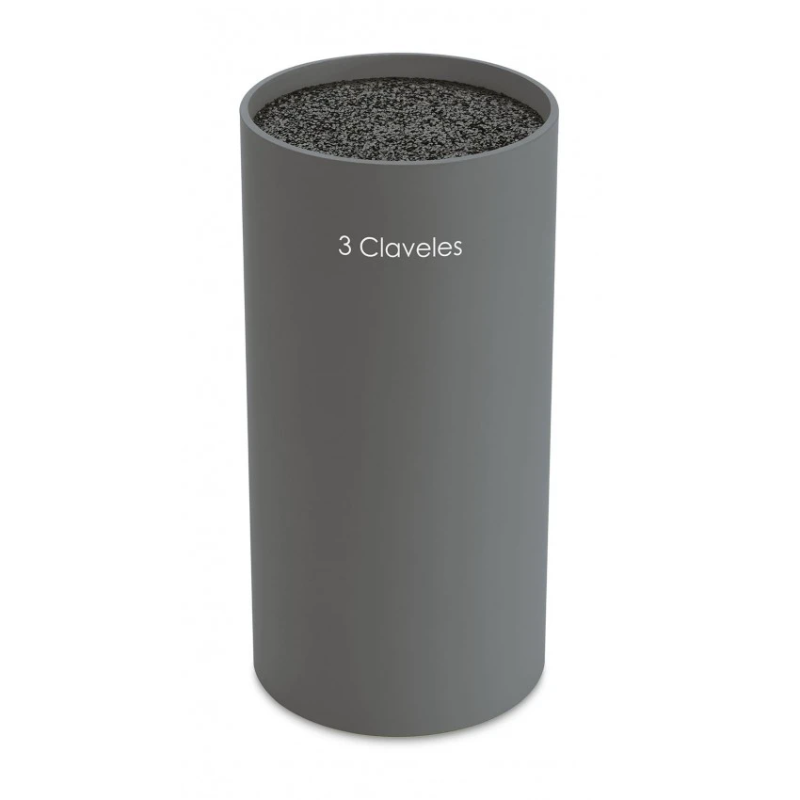 Taco para Cuchillos universal 3 Claveles Redondo Gris