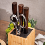 Bouchon de couteau universel 3 Claveles bambou