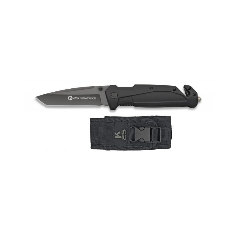 K25 Albainox rubber pocket knife Titanium coated