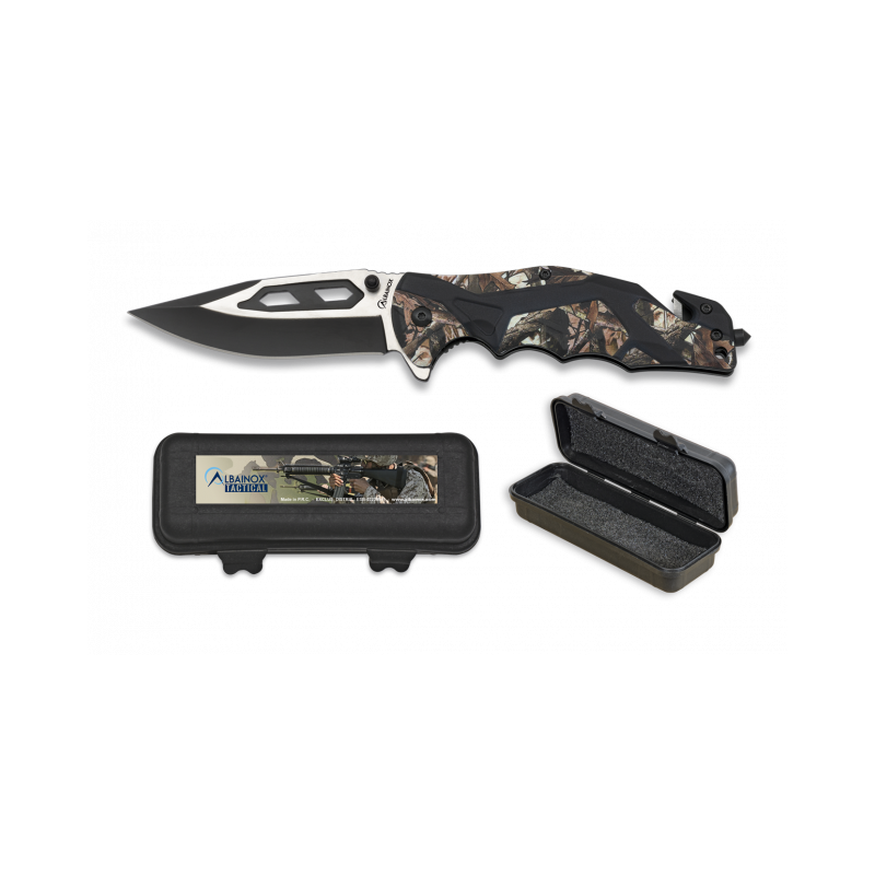 Rasiermesser Camo Albanox. FOS. Klinge 8,7 cm