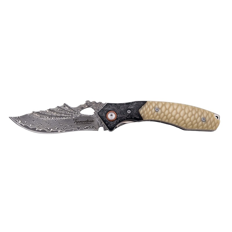 VG-10 Damascus Tramuntana Coltello a pinna