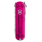 Victorinox Nail Clip 580 durchscheinender pinker Rasierer