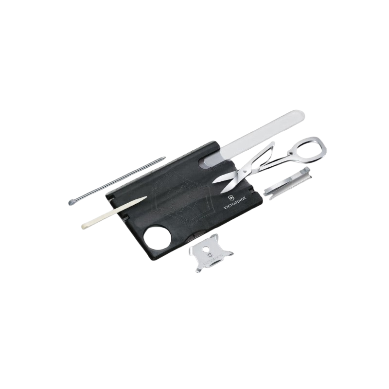 Victorinox Swiss Card Nailcare Knife, Black