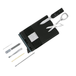 Suporte de cartão inteligente Victorinox cinza