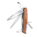 Victorinox Rangerwood 55 Pocket Knife, 130mm Wooden Handle, 10 Blades