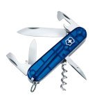 Couteau Victorinox transparent bleu spartiate
