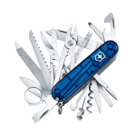 Navaja Victorinox Swiss Champ azul transparente