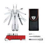 Victorinox outil multitool Swiss Tool Spirit X Plus Ratchet Black Case.
