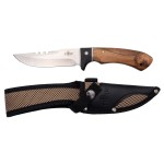 Cuchillo de Caza Madera Zebrano