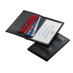 Cartera Victorinox piel negra para "Swiss-Card"