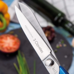 Ciseaux de cuisine 3 claveles professionnels bleus