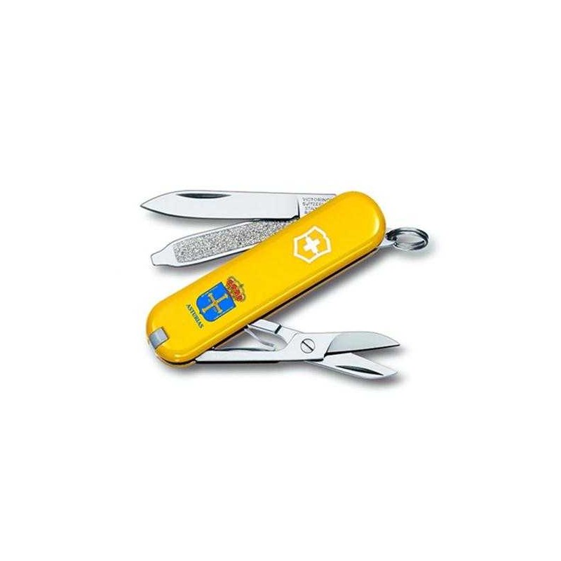 Victorinox Coltello 3D giallo Classic Asturias