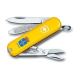 Navaja Victorinox Classic Asturias amarilla 3D