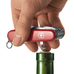 SwissChamp Red Victorinox couteau avec fourreau, ampoule, polyvalent, idéal pour les activités de plein air