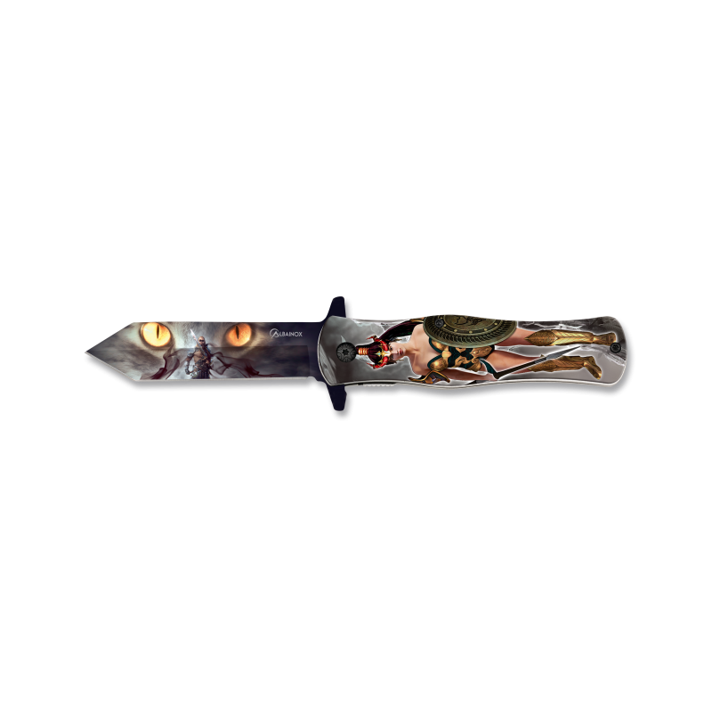 Albainox 3D coltello tascabile 1 lato. Lama 9,5 cm